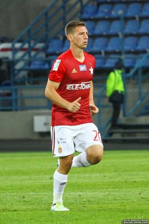 Debiuty w drużynie Wisły zaliczyli nowi zawodnicy Mateusz Zachara.