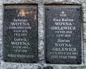 Grób Mariana Woyna-Orlewicza w Zakopanem.