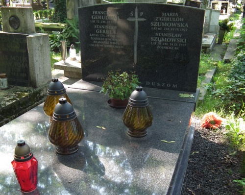 Grób Stanisława Geruli na Cmentarzu Rakowickim
