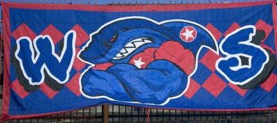 Flaga WS - Wisła Sharks