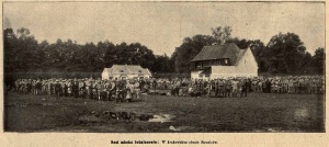 Legioniści Piłsudskiego na stadionie Wisły