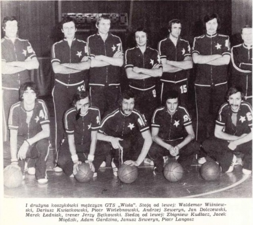 Koszykarze Wisły 1976
