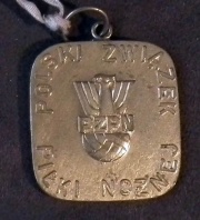 Medal z Pucharu Polski.Ze zbiorów prywatnych Adama Musiała