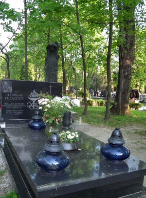Grób Stanisława Dragana na Cmentarzu Rakowickim