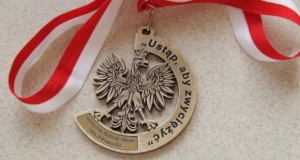 Złoty medal Pauliny Szlachty z MP młodzików 2014.