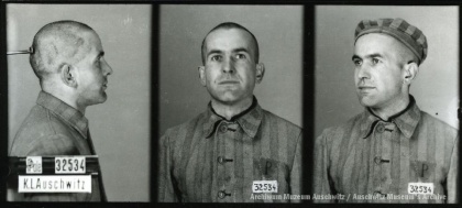 Fotografia obozowa Stefana Lubowieckiego nr 32534Informacja o więźniach Auschwitz.