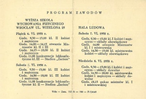 Program MP 1958