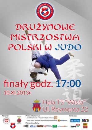 Zaproszenie na Drużynowe Mistrzostwa Polski w Judo przy Reymonta 22.