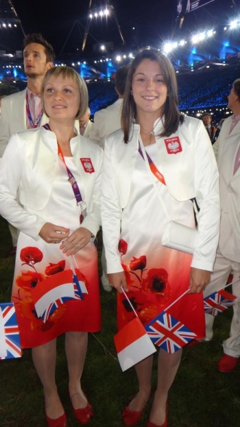 Beata Bartkow-Kwiatkowska i Katarzyna Klys na Igrzyskach Olimpijskich w Londynie, 27.07.2012.