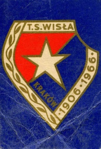Legitymacja Honorowej Odznaki dla Romana Muzyka na 60-lecie Wisły, 1966.