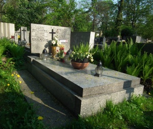 Grób Tadeusza Kubika na Cmentarzu Rakowickim