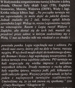 Turniej w Białymstoku- 1999 r.relacja z magazynu To My Kibice.