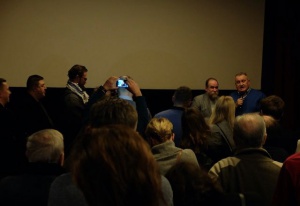 Leszek Lipka i Marek Motyka w trakcie premiery