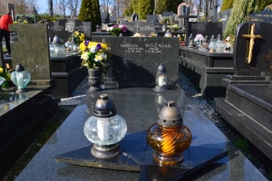 Grób Mariana Woźniaka na Cmentarzu Salwatorskim