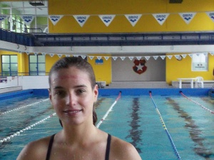 Paulina Palka w wiślackim basenie.