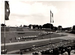 Indywidualne Mistrzostwa Polski w lekkiej atletyce na stadionie Wisły. 10 sierpnia 1969 rok.