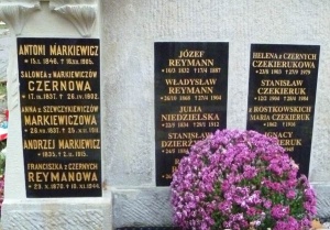 Odnowiony grób braci Reymanów na Cmentarzu Rakowickim (16.11.2014)