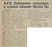 1950.10.01 Sztafeta Zakopane - Morskie Oko