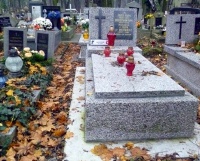 Grób Mieczysława Rupy na Cmentarzu Rakowickim (16.11.2014)