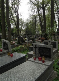 Grób Andrzeja Wilkosza na Cmentarzu Rakowickim