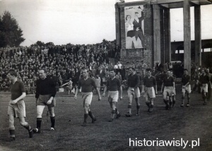 Otwarcie nowego boiska. 1953