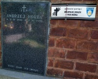 Grób Andrzeja Horby na Cmentarzu Rakowickim