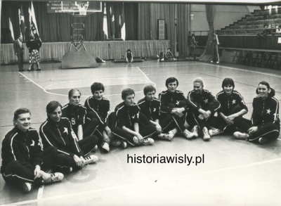 Koszykarki Wisły w 1980.