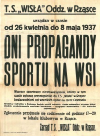 Dni propagandy sportu na wsi - 1937 rok, Rząska