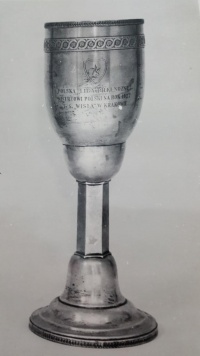 Puchar za MP 1927. Zbiory Muzeum Sportu i Turystyki w Warszawie