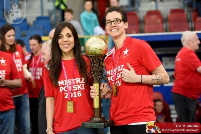 Hiszpanki w drużynie Wisły Can-Pack Cristina Ouvina i Laura Nicholls.