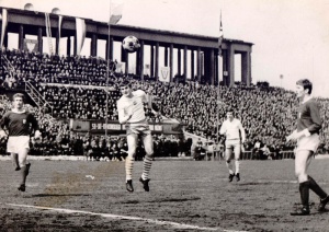 Reprezentacja Polski na stadionie Wisły: kwiecień 1969, pojedynek z Luksemburgiem.