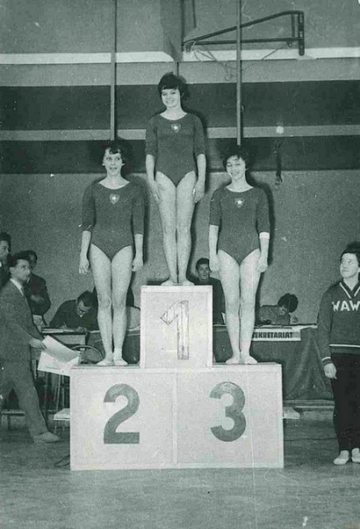 Zawody gimnastyczne, Kraków 1962 r.