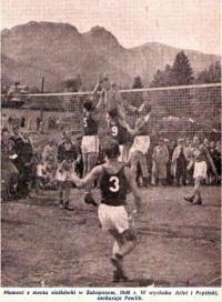 Mecz w Zakopanem, 1946r.