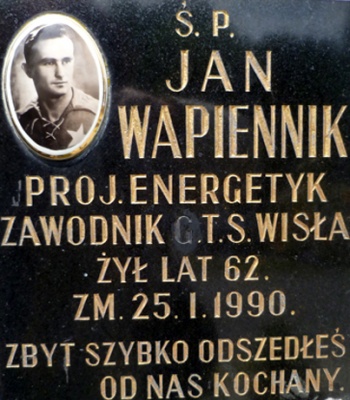 Grób Jana Wapiennika na Cmentarzu Rakowickim/Prandoty