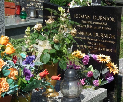 Grób Romana Durnioka na Cmentarzu Batowickim