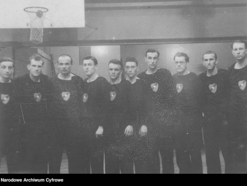Koszykarze Wisły 1947.