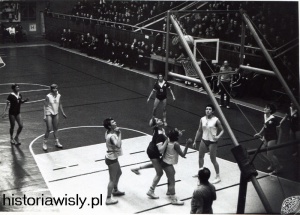 Mecz koszykarek w 1969 roku