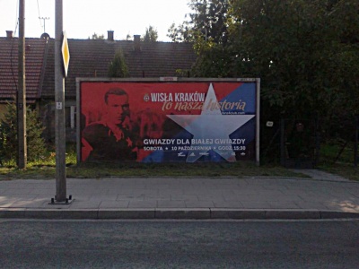 Billboard: Wisła Kraków to nasza historia.
