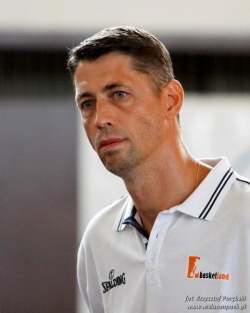 Štefan Svitek na pierwszym treningu przed sezonem 2013/14.