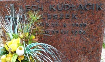 Grób Lecha Kudłacika na Cmentarzu w Grębałowie