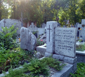Grób Jana Lipowskiego w Zakopanem.