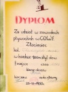 Dyplom Stanisława Krokoszyńskiego.