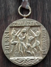 Złoty medal MP 1988. Ze zbiorów Marty Starowicz.