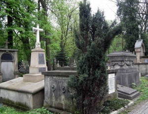 Grób Bolesława Komorowskiego na Cmentarzu Rakowickim