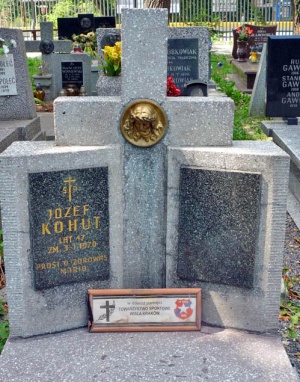 Grób Józefa Kohuta na Cmentarzu Rakowickim