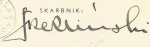 Podpis F. Reklińskiego