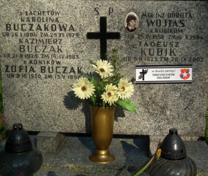 Grób Tadeusza Kubika na Cmentarzu Rakowickim
