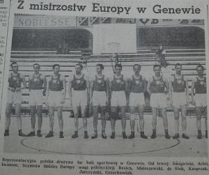 Reprezentacja Polski na mistrzostwa w Genewie 1946