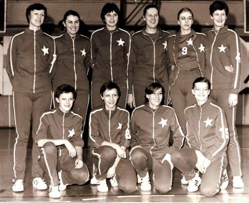 Koszykarki Wisły w sezonie 1979/80.