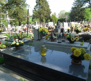 Grób Włodzimierza Kękusia na Cmentarzu Rakowickim